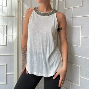 Christian Siriano Beaded Top